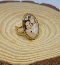 Cargar imagen en el visor de la galería, Sortija ajustable con foto 20mm
