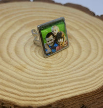 Cargar imagen en el visor de la galería, Sortija ajustable con foto 20mm

