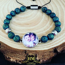 Cargar imagen en el visor de la galería, Pulsera ajustable para caballero
